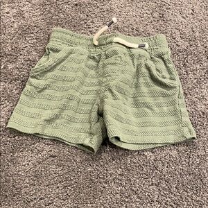 Little Lad Brand 12m Green Patterned Shorts